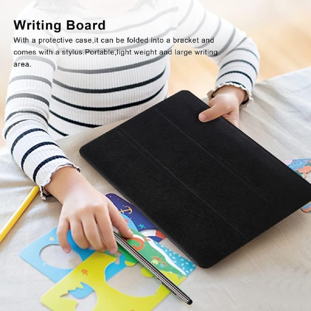 EMEBAY Blocco Note Elettronico da Tavolo da Scrittura Intelligente con Custodia protettiva, Tablet con Disegno LCD da 10,1 Pollici, Strumento di Pittura a Mano per Bambini/Adulti/Note/Insegnante - Image 6