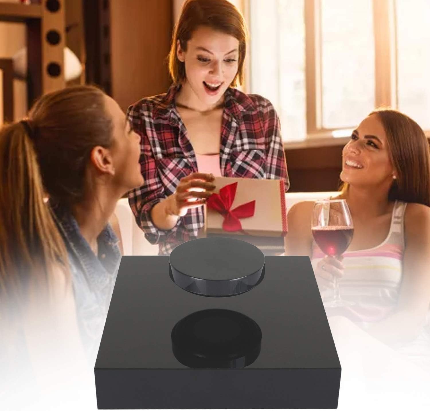 JOWHOL Piattaforma a levitazione Magnetica espositore Fai da Te Girevole a 360 Gradi Gadget tecnologici per Uomini e Bambini Decorazione per scrivania da Ufficio - 350g - Image 8