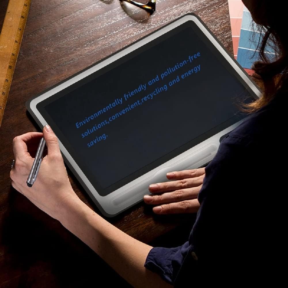 EMEBAY Blocco Note Elettronico da Tavolo da Scrittura Intelligente con Custodia protettiva, Tablet con Disegno LCD da 10,1 Pollici, Strumento di Pittura a Mano per Bambini/Adulti/Note/Insegnante - Image 9