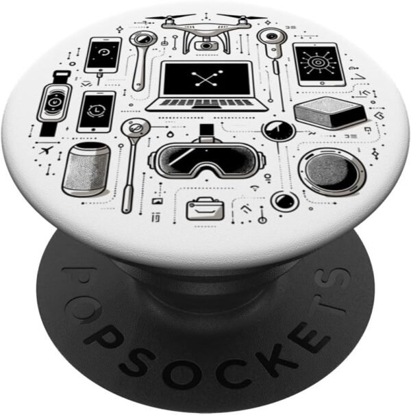 Gadget Gli strumenti del gadget tecnologico della tecnologia dell'era moderna PopSockets PopGrip Intercambiabile
