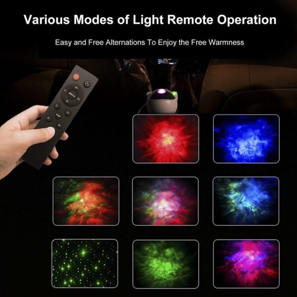 Recsg Proiettore a stella, luce notturna Galaxy, lampadario a nebbia astronauta LED con timer e telecomando, camera da letto, Natale, San Valentino e altri regali per adulti e bambini. - Image 2