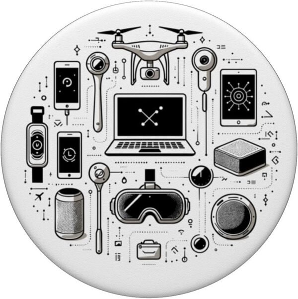 Gadget Gli strumenti del gadget tecnologico della tecnologia dell'era moderna PopSockets PopGrip Intercambiabile - Image 3
