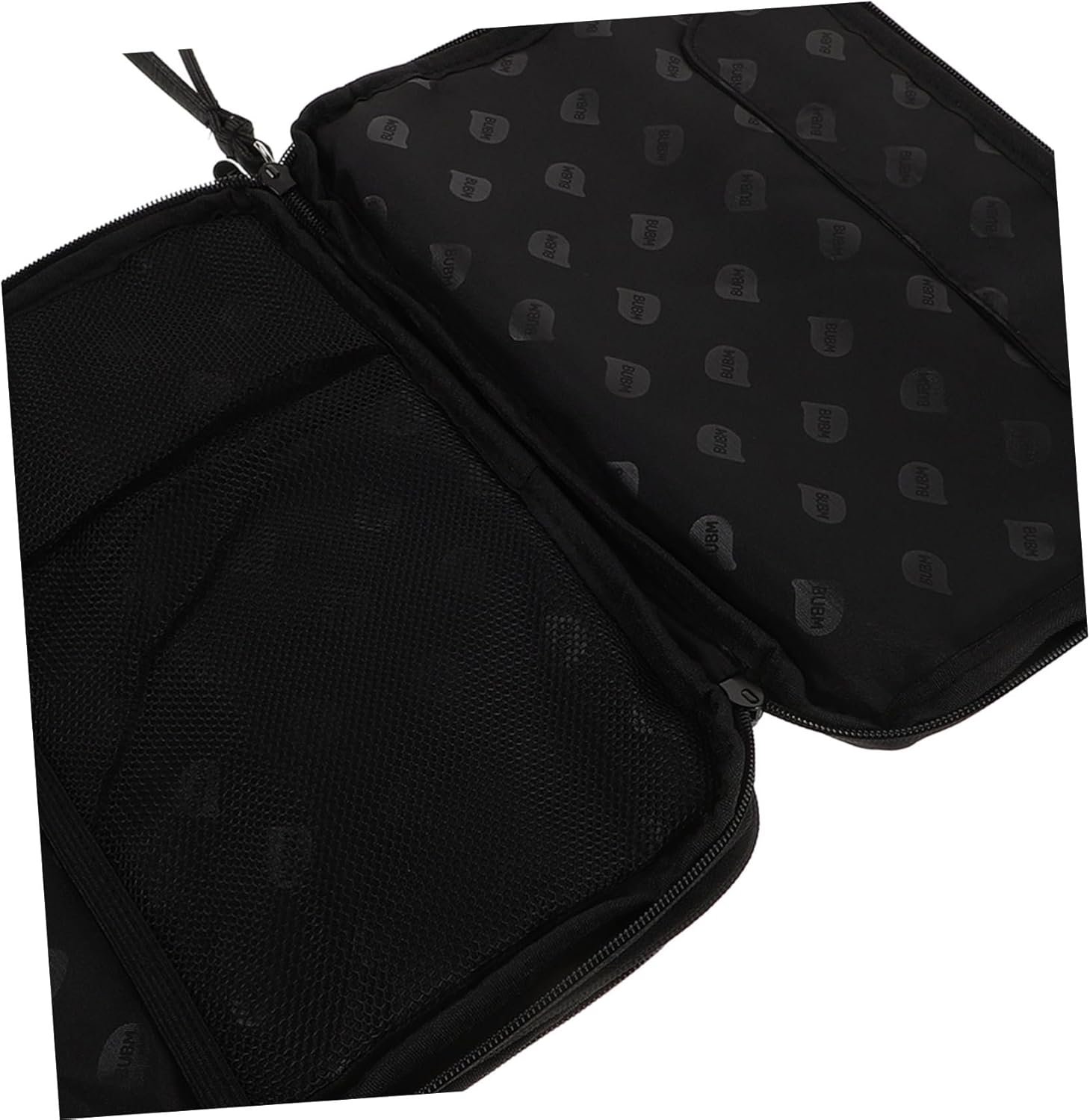 HOMSFOU Custodia Digitale Valigetta Porta Accessori Sacchetti Dell'organizzatore Borsa Per Accessori Elettronici Custodia Da Viaggio Organizer Per Elettronica Caso Di Cavo Poliestere Black - Image 3