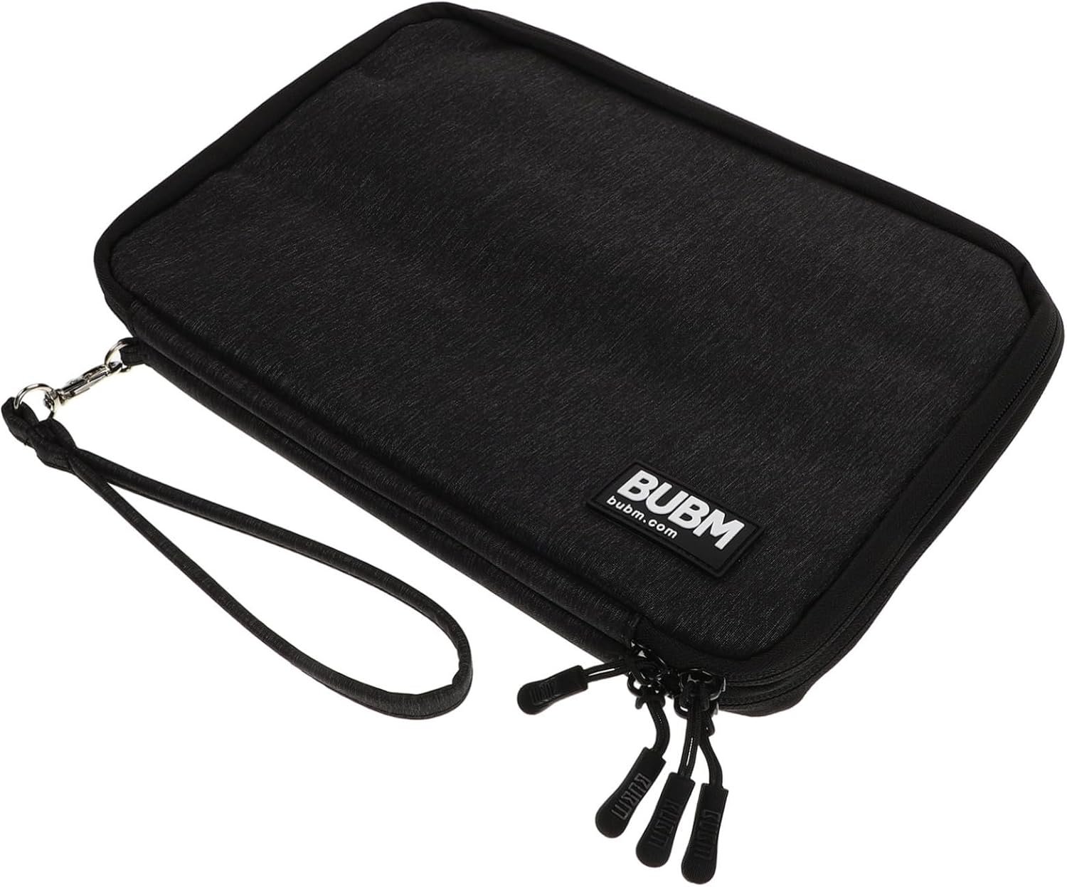 HOMSFOU Custodia Digitale Valigetta Porta Accessori Sacchetti Dell'organizzatore Borsa Per Accessori Elettronici Custodia Da Viaggio Organizer Per Elettronica Caso Di Cavo Poliestere Black