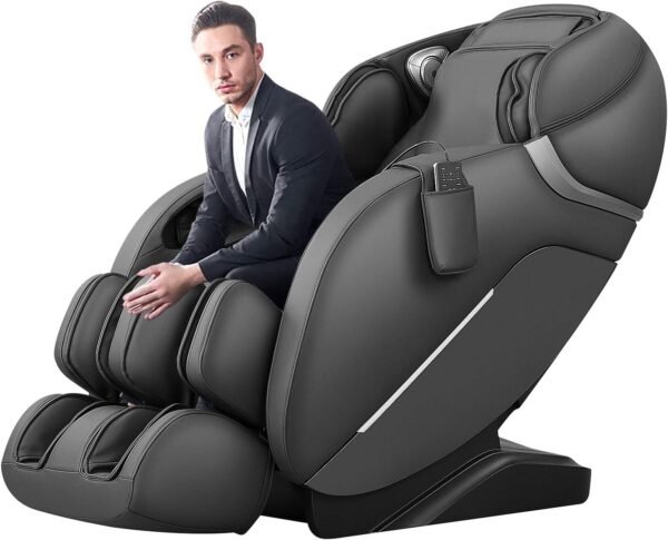 iRest Relax SL-Track - Poltrona massaggiante per il corpo, reclinabile Zero Gravity, con rullo per i piedi, poltrona reclinabile da massaggio Shiatsu