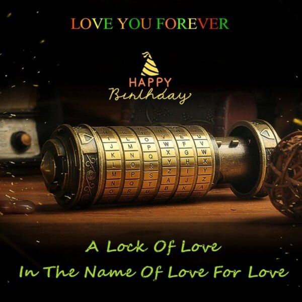 Lincman Da Vinci Code Mini Cryptex per Natale, San Valentino, i regali di compleanno più interessanti per fidanzato e fidanzata - Image 2