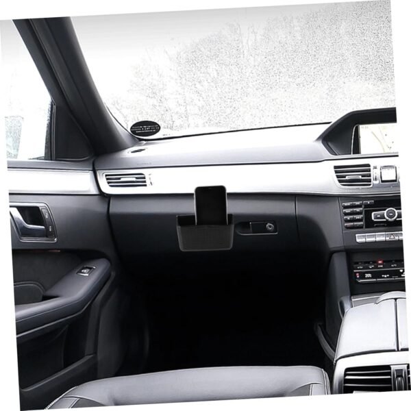 OUNONA organizzatore di auto Il proprietario della macchina Porta cellulare autoadesivo per auto Black - Image 3
