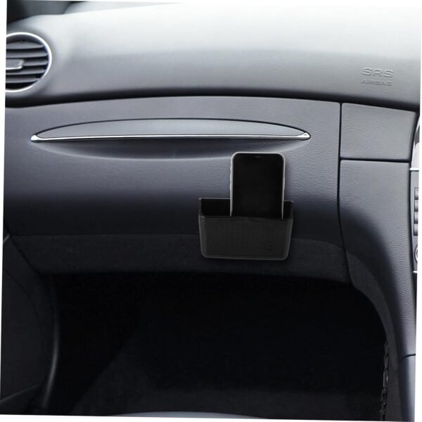 OUNONA organizzatore di auto Il proprietario della macchina Porta cellulare autoadesivo per auto Black - Image 7