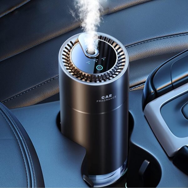 Ceeniu Profumatore Auto, Atomizzatore ad Ultrasuoni, con 3 Modalità, Auto On/Off, Batteria Integrata, Profumo Naturale da 45 ml, F26, Colonia