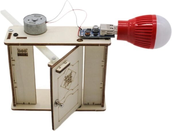 MagiDeal Giocattolo generatore con Apertura Porta Piccolo Modello di Dinamo Creativo Divertente Giocattolo di Scienza Fisica Gadget tecnologico per