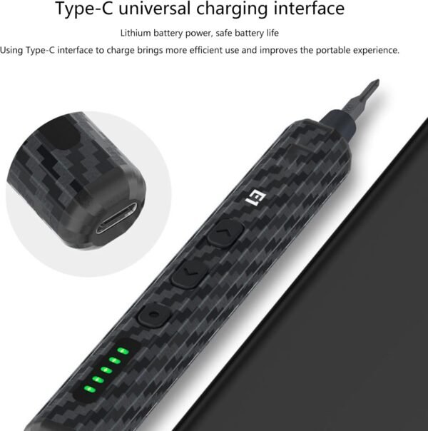 Cacciavite elettrico con manico adatto per la riparazione di dispositivi tecnologici Manutenzione gadget - Image 3