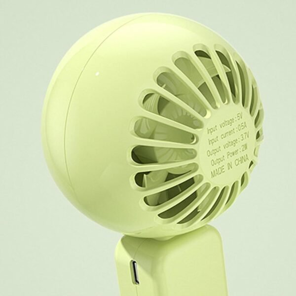 Ventilatore da scrivania USB – Ventilatore da scrivania USB | Ventilatore elettrico personale a basso rumore, ventilatore tascabile per scuola, campeggio, viaggi, uffici - Image 7