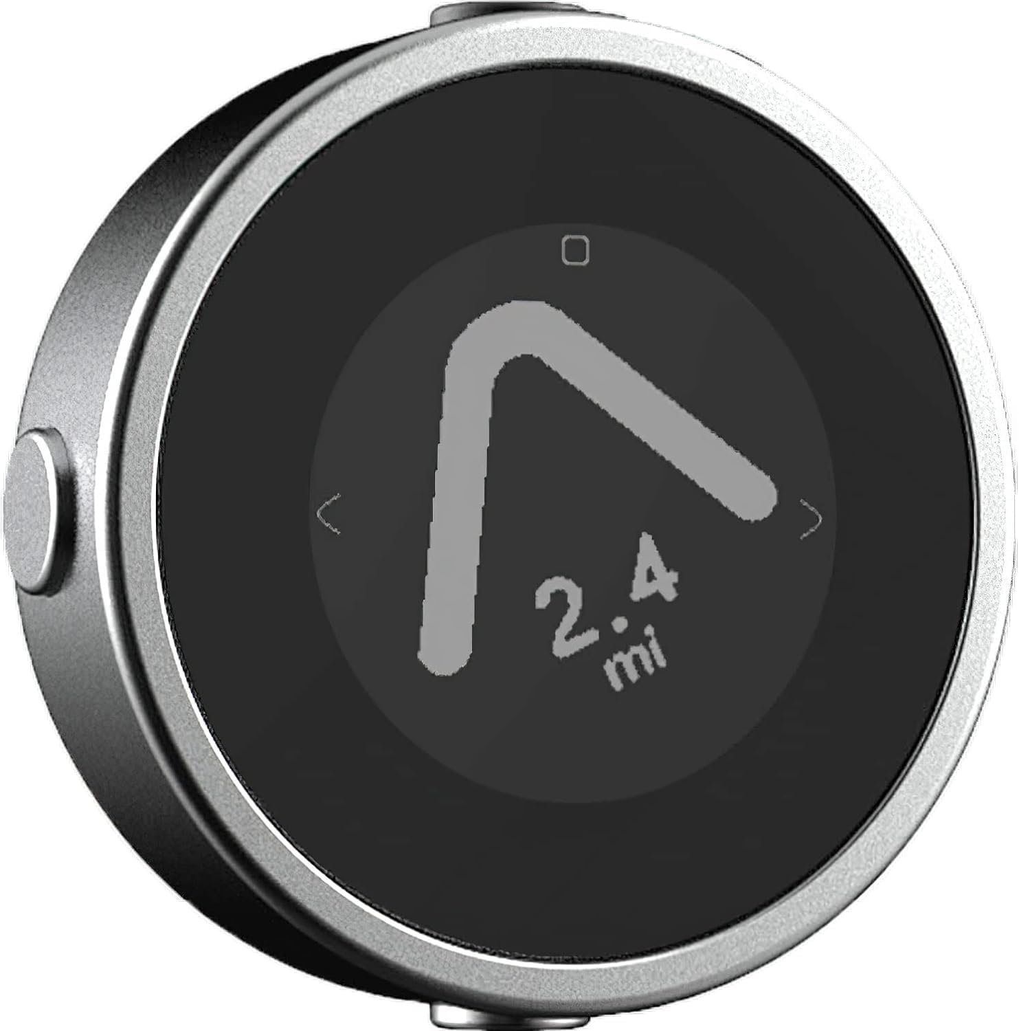 Beeline Moto GPS Computer - Argento | Pianificazione del percorso in tutto il mondo | Resistente alle intemperie | Ricarica USB | Navigatore satellitare per moto e scooter con cinghia di montaggio
