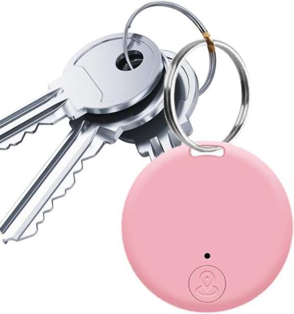 Key Finder Tracker, localizzatore per cellulare, allarme di separazione, 2 dispositivi di sicurezza antifurto rotondi, comodi e avanzati per portafogli, animali domestici, telefoni, bambini, - Image 8