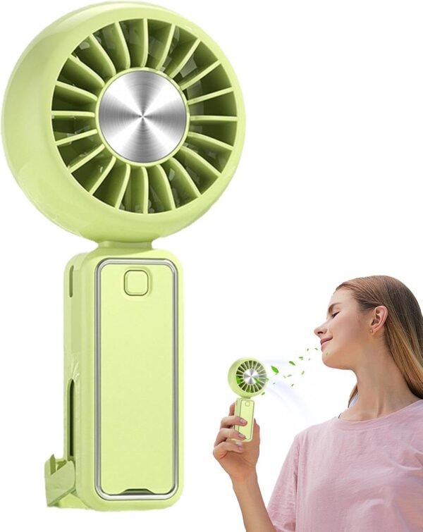 Ventilatore da scrivania USB – Ventilatore da scrivania USB | Ventilatore elettrico personale a basso rumore, ventilatore tascabile per scuola, campeggio, viaggi, uffici - Image 9