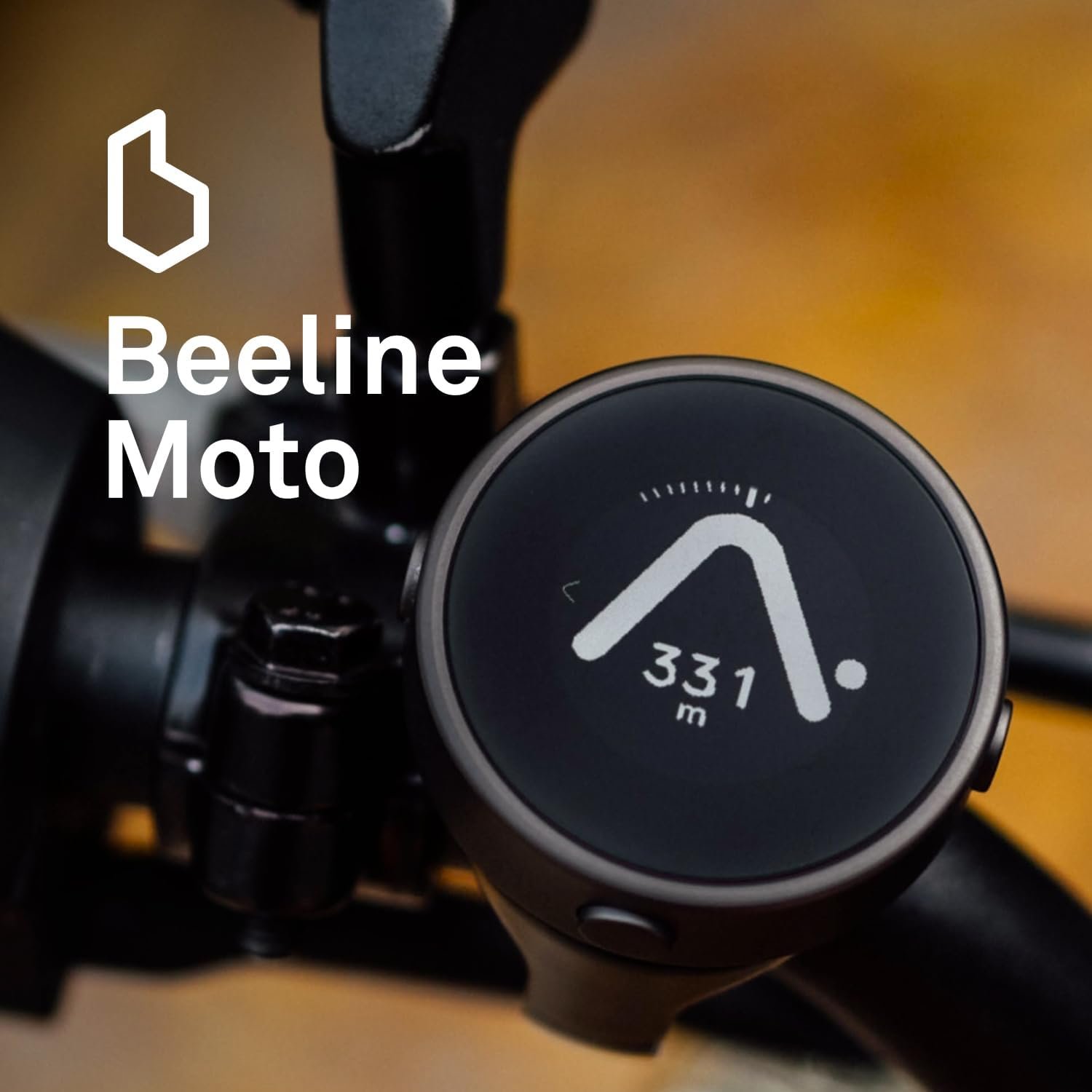 Beeline Moto GPS Computer - Argento | Pianificazione del percorso in tutto il mondo | Resistente alle intemperie | Ricarica USB | Navigatore satellitare per moto e scooter con cinghia di montaggio - Image 2