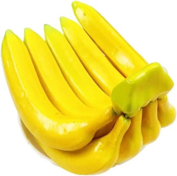 AKTOUR Lumini A Batteria a grappolo di banane realistiche Frutta Banane Modello Fotografia Puntelli Decorazione per feste in cucina Gadget Ufficio Tecnologici (Yellow, 22X22CM)