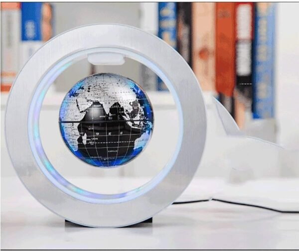 XBSXP Globo levitante, mappamondo Galleggiante con luci a LED Levitazione del Campo Magnetico Mappa del Mondo Globo gravità Regalo di Natale educativo Decorazione da scrivania per Ufficio - Image 2