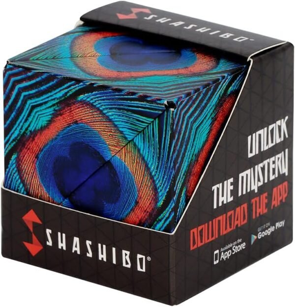 SHASHIBO Cubo Cambiaforma - Cubo Antistress, Pluripremiato e Brevettato, con 36 Magneti in Terre Rare - Oltre 70 Forme Diverse (Wings)