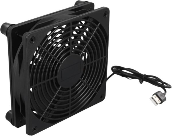 Efficace flusso d'aria 120 mm USB Router Fan con controllo della velocità e tecnologia anti polvere (ventola singola) - Image 2