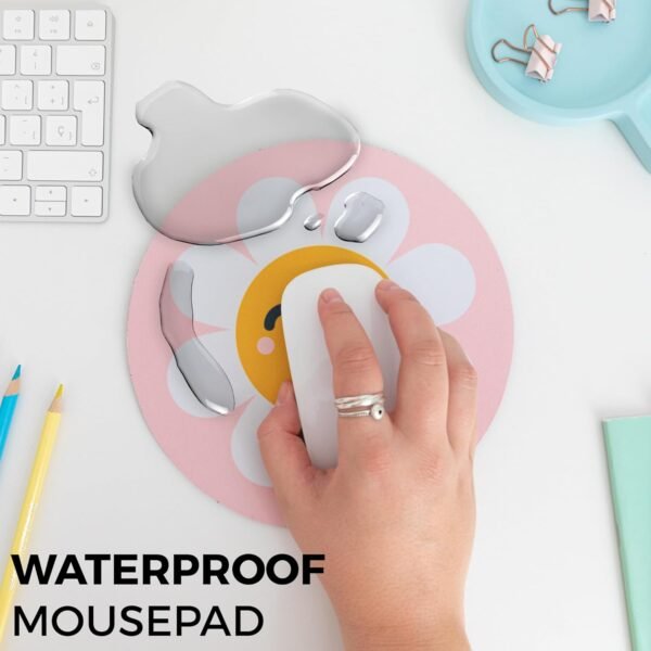 WONDEE Mr Wonderful - Set regalo Margherita Pendrive originale USB 32 GB + tappetino per mouse per bambini rotondo antiscivolo, regali originali per donne e ragazze - Image 6