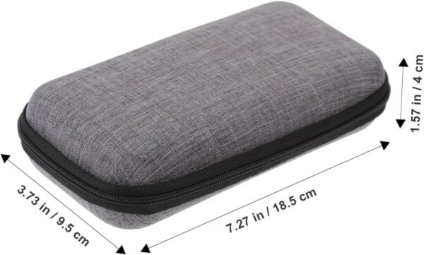 HOMSFOU Custodia Per Microfono Usb Elettronico Accessori Elettronica Cavo Attrezzo Organizzatore Tecnologico Filtro Gadget Borsa Tecnologia Banca Pop Veloce In Piedi Cablato Grey Eva - Image 8
