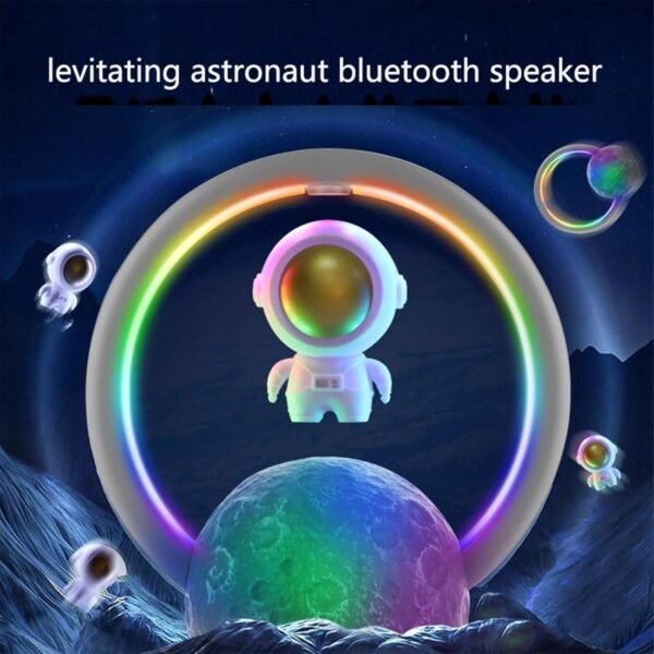 iFCOW Altoparlante Bluetooth Levitante Magnetico, 7 Colori Rotazione di 360 Gradi Altoparlante Bluetooth Galleggiante Cool Tech Gadget per la Casa - Image 3