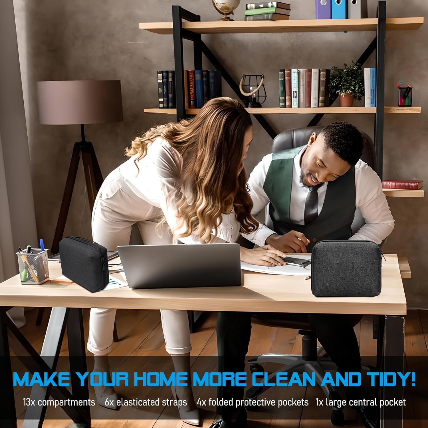 AUSYIWI Organizer Cavi da Viaggio, Organizer Cavi, Viaggio Resistente All'acqua, Multifunzione Organizzatore - Image 5