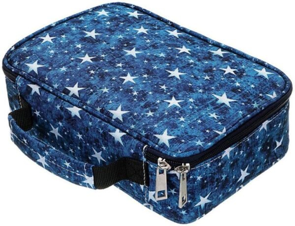 Operitacx 1 Pc Astuccio Con Cerniera Pochette Trucchi Ufficio Lega Maneggiare Spazzola