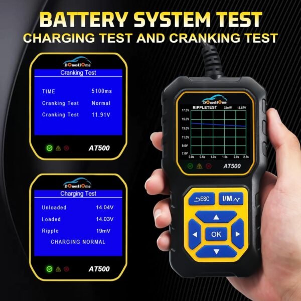 Strumento diagnostico Donoshome Scanner OBD2 per lo strumento diagnostico di trasmissione del motore con test attivo, ripristino dello svuotamento - Image 4