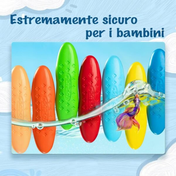 YPLUS Pastelli Arachidi per Bambini: 24 Pastelli Non Tossici, Facili da Tenere, Lavabili e Sicuri. Forniture Artistiche per Colorare ideali per i più Piccoli - Image 3