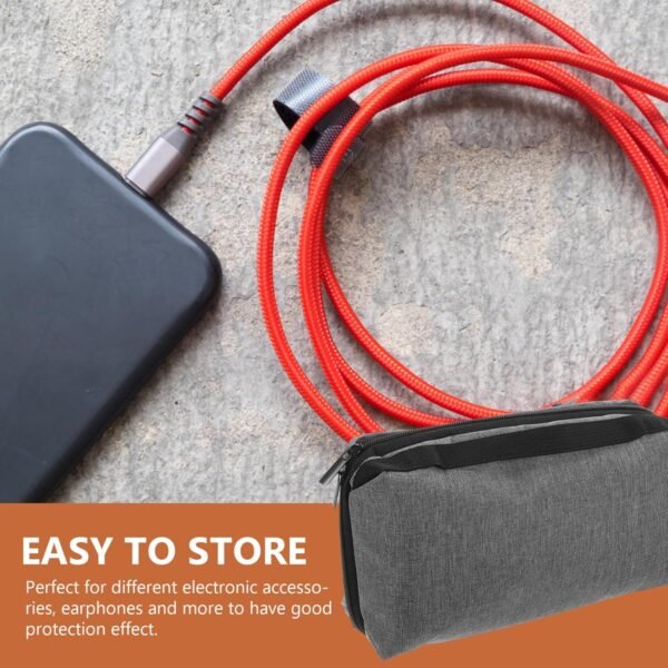 Uonlytech Kit Accessori 3c Portare Organizzatore Di Tecnologia Di Viaggio Duffle Cavo Borsa Organizer Elettronica Organizzatore Di Cavi Organizzatore Di Vestiti Gadget Custode Poliestere - Image 7