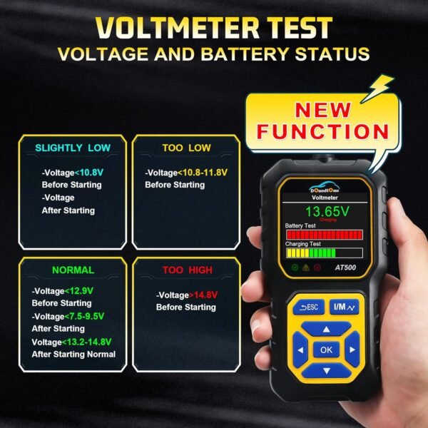 Strumento diagnostico Donoshome Scanner OBD2 per lo strumento diagnostico di trasmissione del motore con test attivo, ripristino dello svuotamento - Image 3