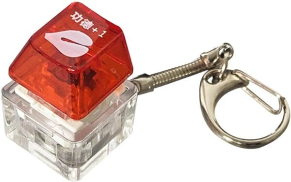Folpus 6X Portachiavi con Tastiera Meccanica Interruttori Luminosi Portachiavi per Adulti Borsa Portachiavi Accumulatore Portachiavi novità Giocattoli - Image 2