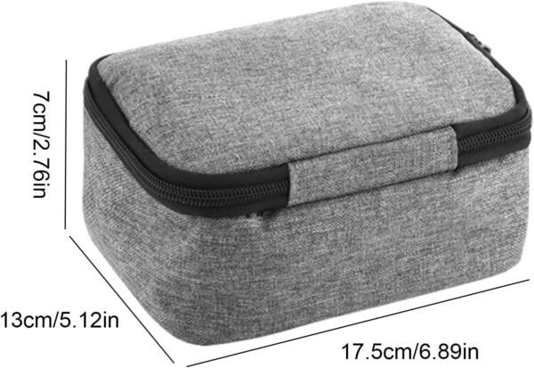 Custodia organizer tecnologica, borsa da viaggio per riporre cavi, borsa per elettronici, organizer per caricabatterie da viaggio, organizer portatile per gadget, borse tecnologiche antiurto - Image 2