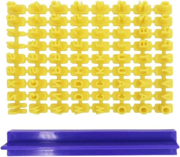 WWHJR Stampi per biscotti a forma di numero e lettere per biscotti per bambini, gadget da forno