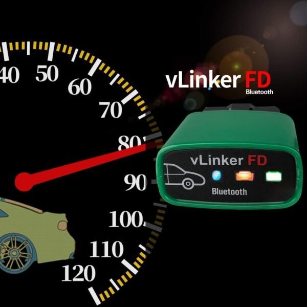 VGATE OBDII Bluetooth, Vlinker FD Scanner OBD OBD2 STRUMENTO Diagnostico Controllare la luce del motore per Android E Windows (Bluetooth 3.0) - Image 4