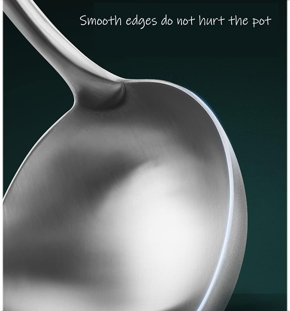 UNISTRORE Set di Utensili da Cucina in Acciaio Set di Utensili da Cucina semplici Pentole Utensili da Cucina in Argento Inaugurazione della casa Attrezzi per ristoranti,4pcs - Image 5