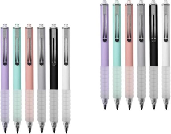 Operitacx 12 Pz Matita Tecnologica Nera Matite Divertenti Matita Meccanica Kawaii Scarabocchiare Matite Disegno a Matita Matite Per Bambini a Pressione Alunno Ragazza Matita Per Scrivere