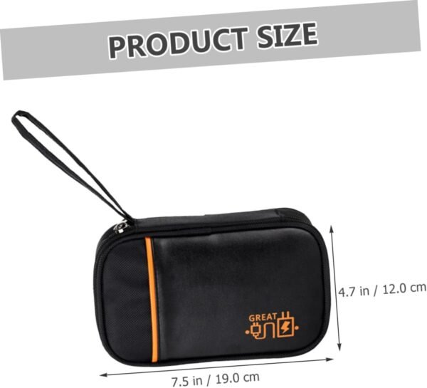 Hemobllo Borsa Portaoggetti Multifunzione Da 3 Pezzi Accessori Elettronici Borsa Portaoggetti Per Cavo Dati Accessori Valigia Borsa Per Imballaggio Cavo Digitale Gadget Ad Alta Tecnologia - Image 3