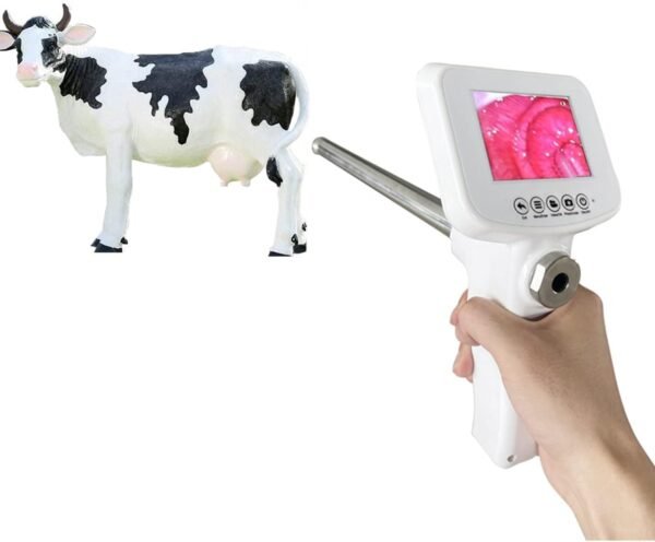 DMBBSAPBSH Kit di Inseminazione Visiva, Pistola for inseminazione visiva for Pecore/maini/Cavalli Gadget for Allevamento di Animali Endoscopio visivo Kit for Allevamento Veterinario
