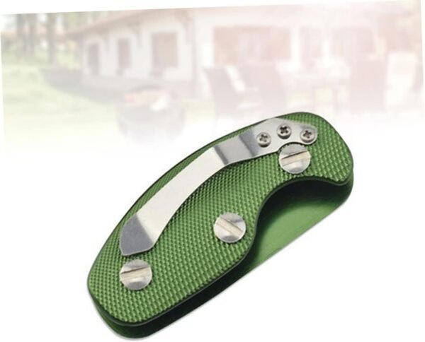 CANIGHT Portachiavi con Clip Portachiavi in ​​lega di Alluminio Portachiavi Mini Portachiavi Robusto per Chiavi Auto Chiavi di Casa Maniglia Verde - Image 6