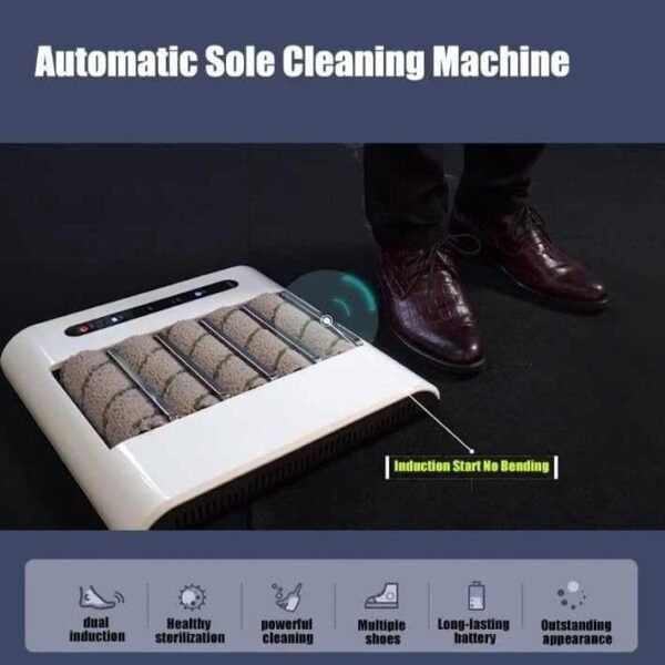Macchina per la pulizia delle suole completamente automatica – Lucidatrice ricaricabile per casa e ufficio, 260 giri/min senz'acqua per scarpe, tecnologia a induzione automatica - Image 6