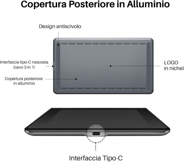 HUION KAMVAS Pro 16 Tavoletta Grafica con Display IPS da 15,6 Pollici con Monitor Grafico Completo in Laminato, 6 Tasti di Scelta Rapida Personalizzabili e 1 Touch Bar e Stilo Senza Batteria - Image 4