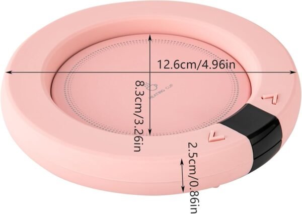 Scaldapazze, scalda tè elettrico USB con 2 livelli di calore per tè, caffè e latte e più di 10 W di potenza, indicatore LED per casa e ufficio, spegnimento automatico dopo 8 ore di cavo da 1 m - Image 2