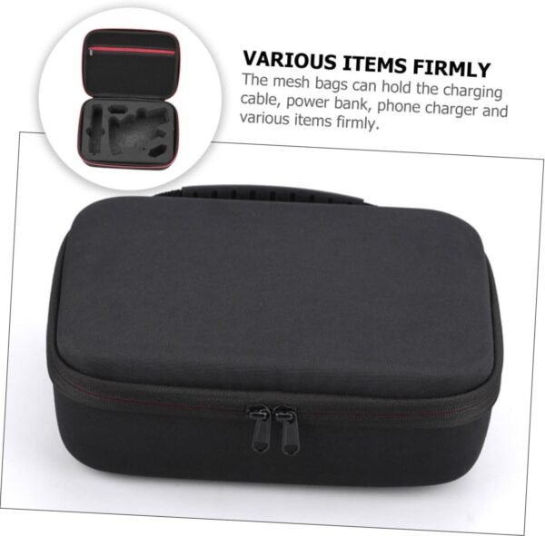 Hoement Borse Eva Organizzatore Tecnologico Sacchetto Dell'organizzatore Elettronico Organizer Per Cavi Da Viaggio Accessori Da Viaggio Organizzatore Di Gadget Black Panno Oxford - Image 7