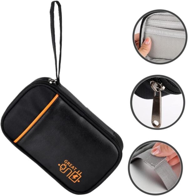 Hemobllo Borsa Portaoggetti Multifunzione Da 3 Pezzi Accessori Elettronici Borsa Portaoggetti Per Cavo Dati Accessori Valigia Borsa Per Imballaggio Cavo Digitale Gadget Ad Alta Tecnologia - Image 5