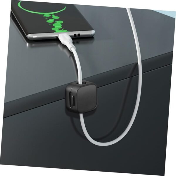 Generico 8 Pezzi Avvolgibobina adesivo gadget per ufficio organizer per cavi per elettrodomestici accessori tecnologici fermacavi magnetici organizzatore del cavo dell'apparecchio portacavi - Image 6