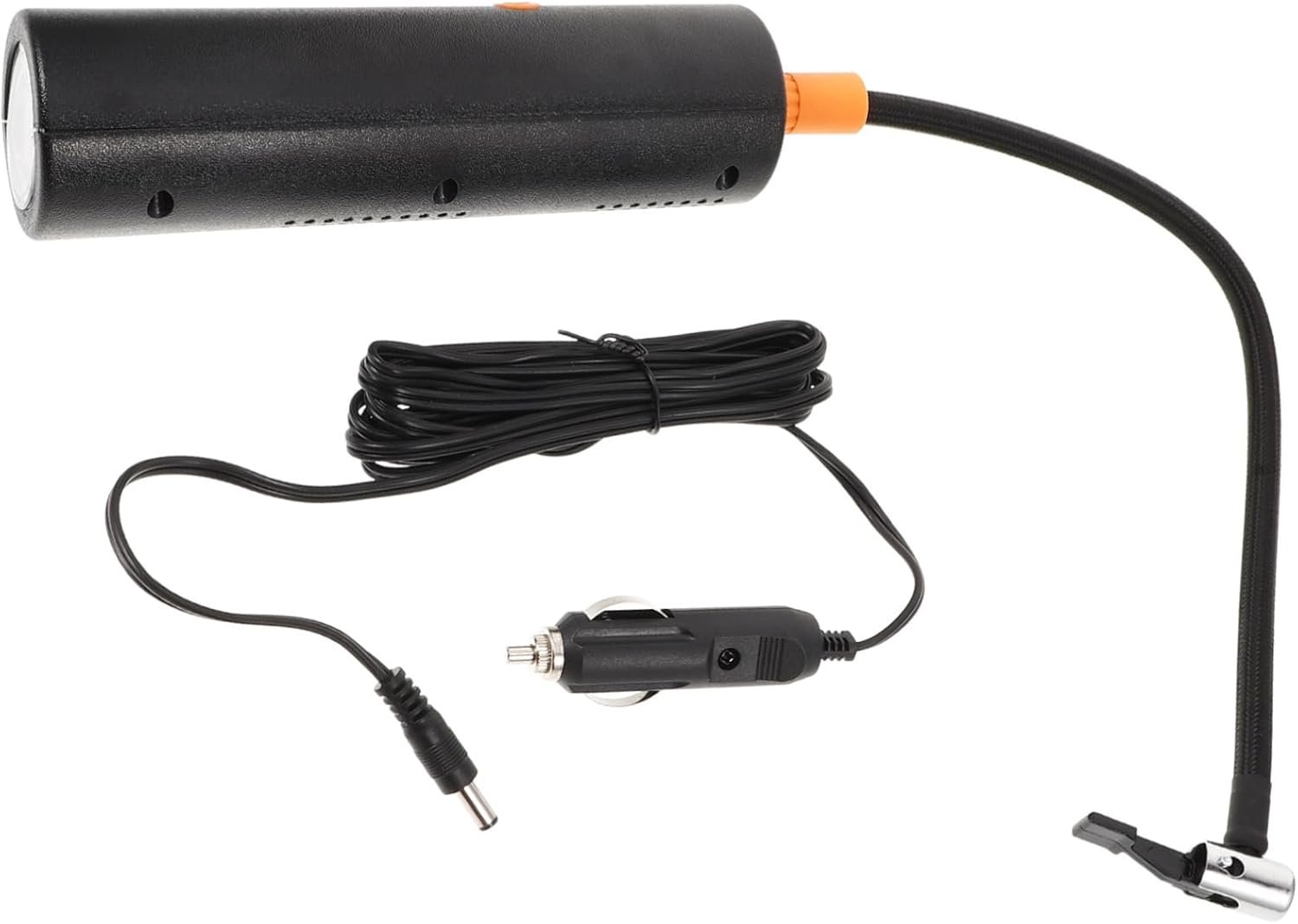 BUGUUYO Gonfiatore Compressore Aerografo Accessori per Auto Aria Pompa Gadget Elettrico Bidone Gonfiabile unità Ricaricabile PRO Inflazione Automatico Ciclo Fodere con Black Addominali