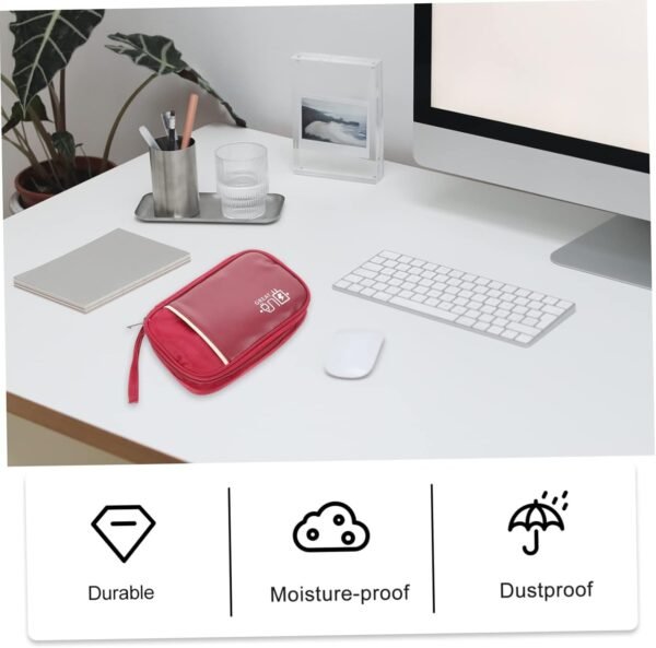 Hoement Borsa Per Accessori Da Viaggio Custodia Portatile Per Organizzatore Di Cavi Organizer Per Elettronica Custodia Per Elettronica Borsa Per Elettronica Custodia Per Caricabatterie - Image 6